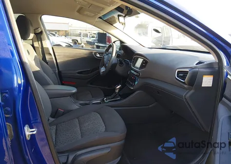 2019 Hyundai Ioniq Hybrid Blue из США, поврежденный, VIN KMHC65LC4KU110880